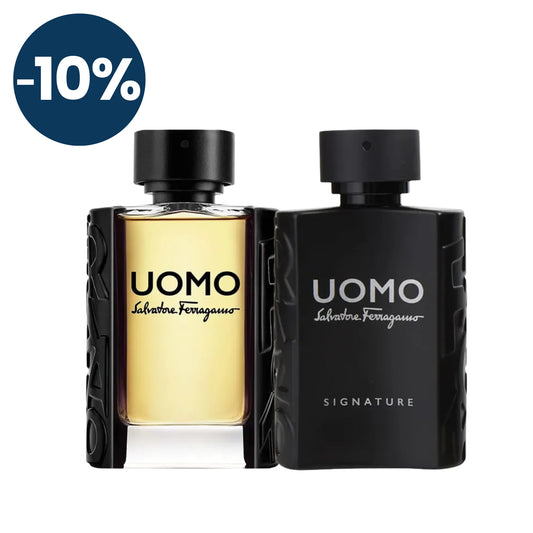 DUO Salvatore Ferragamo Uomo 100ml EDT y Uomo Signature 100ml EDP