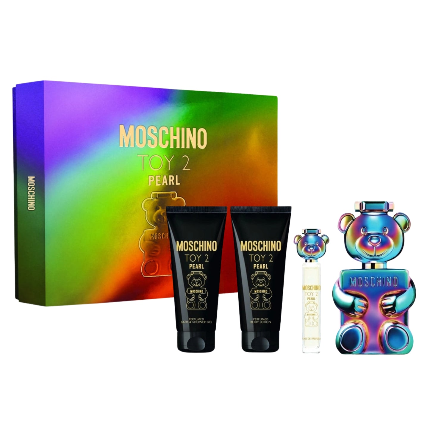 Set 4Pzs Perfume Moschino TOY 2 PEARL