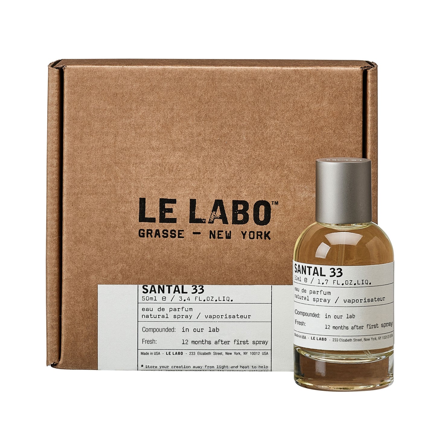 Perfume Unisex LE LABO SANTAL 33 50ml EDP