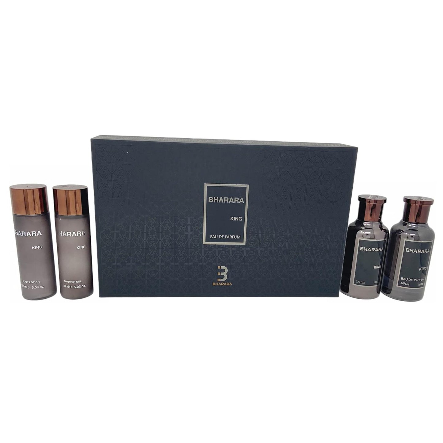 Set de Perfume para Hombre Bharara King 4 Pz