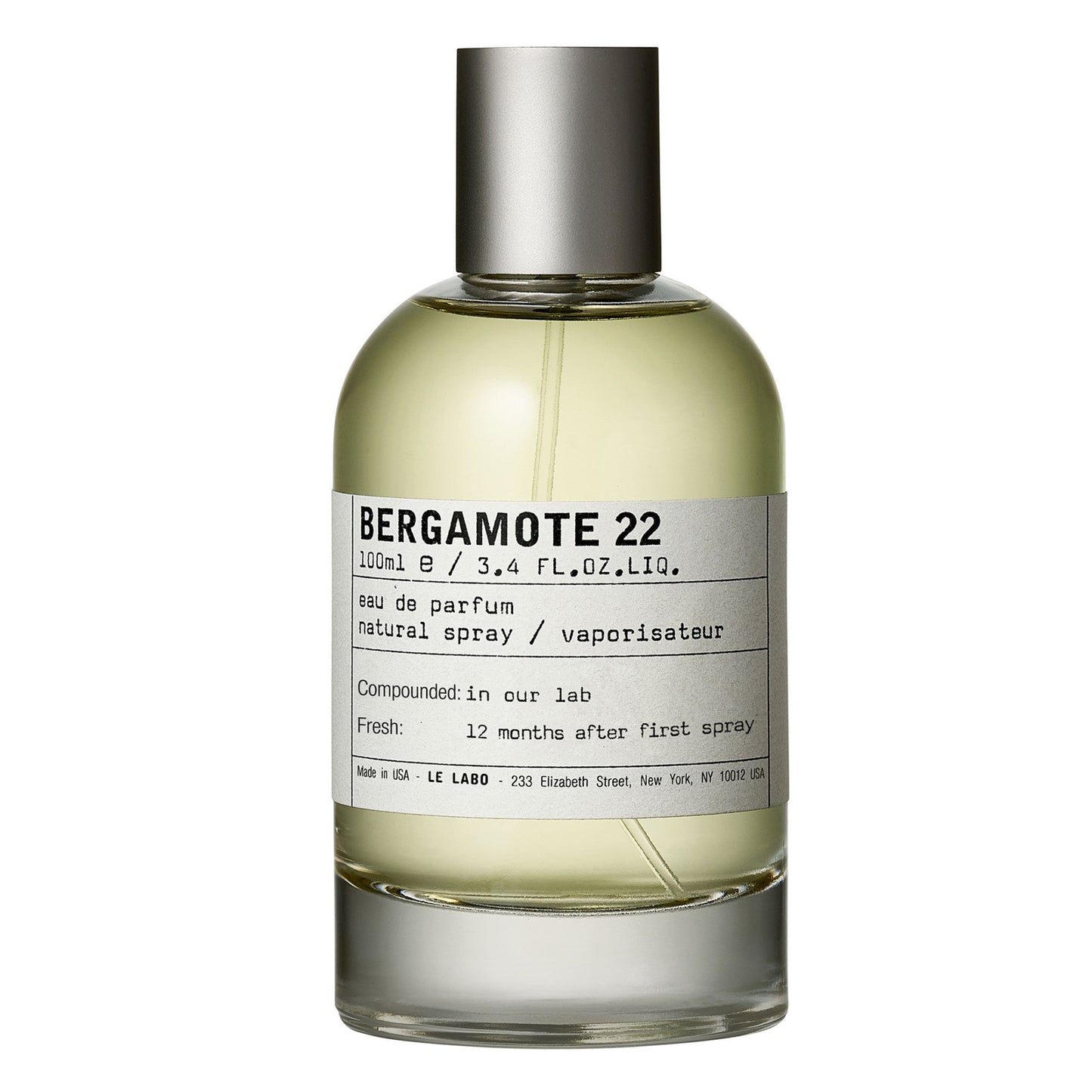 Perfume Unisex LE LABO Bergamote 22 100ml EDP