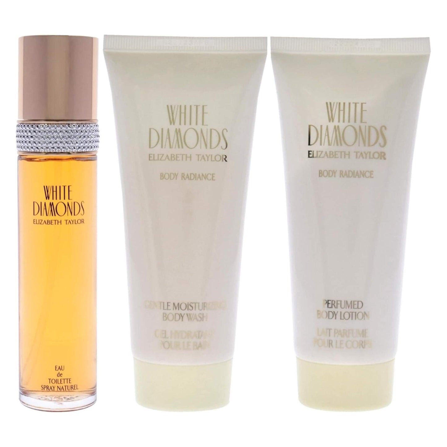 Set Elizabeth Taylor White Diamonds 3Pzs