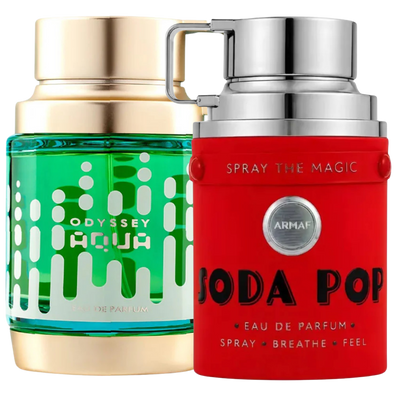 Duo Odyssey Aqua y Odyssey Soda Pop de 100ML