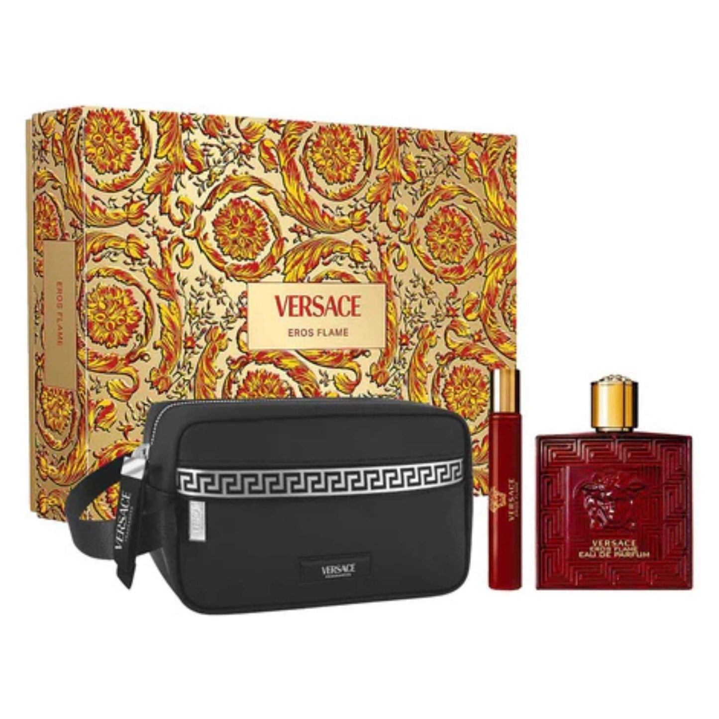 Set 3Pzs Versace Eros Flame
