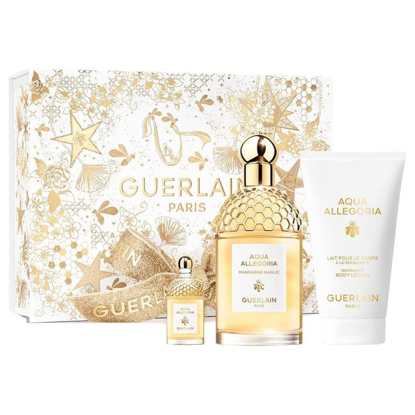 Set de Perfume Guerlain Aqua Allegoria Mandarine Basilic 3 piezas EDT