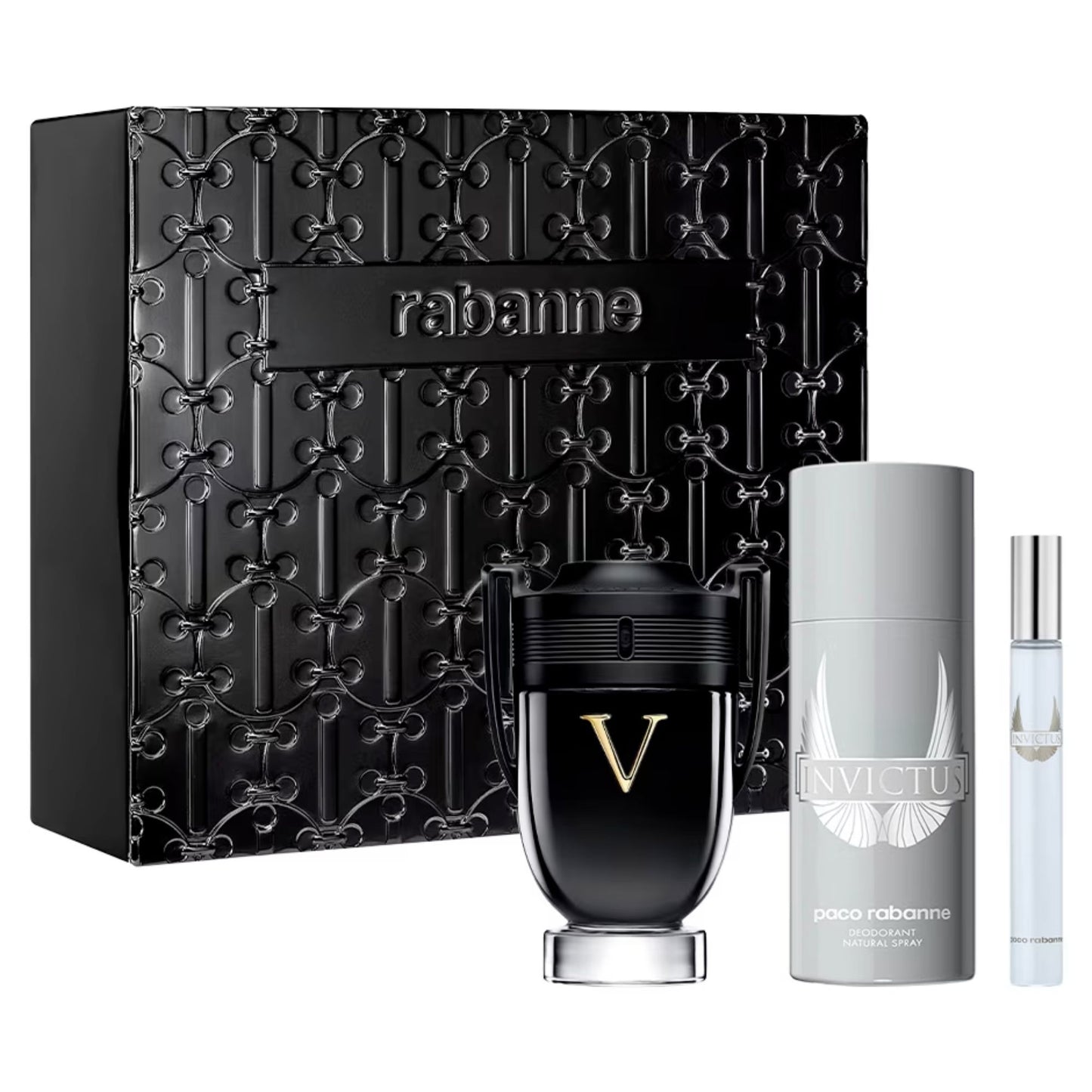 Set de Perfume PACO RABANNE INVICTUS VICTORY 3 pzs