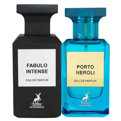 Duo Maison Alhambra Fabulo Intense y Porto Neroli 100ml EDP