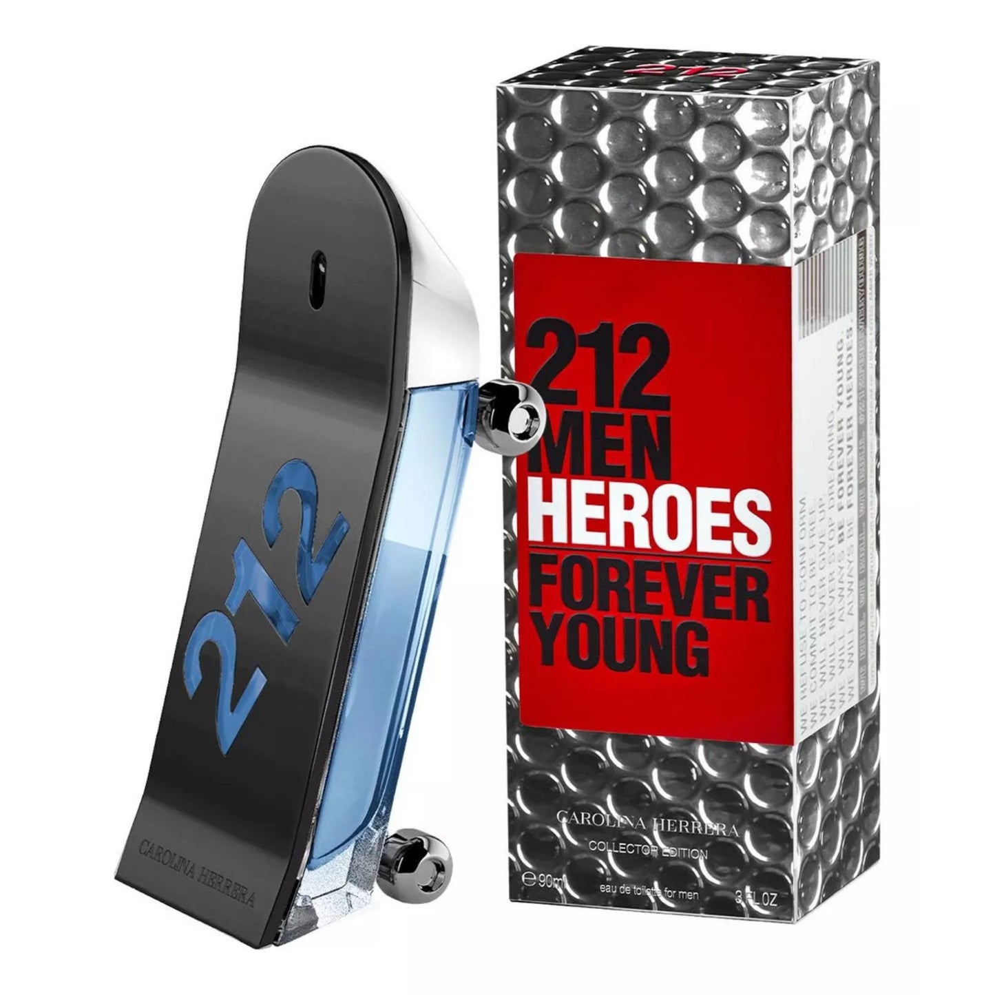 Perfume Carolina Herrera 212 Men Heroes Forever Young Collector Edition 90 ml EDT