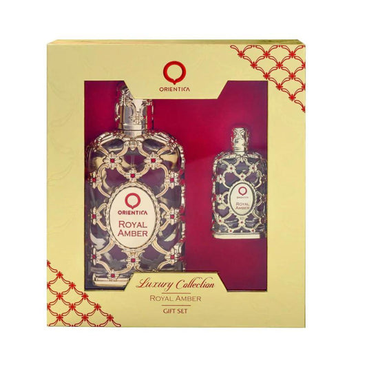 GIFT SET Perfume Unisex ORIENTICA Luxury collection ROYAL AMBER 30ml EDP