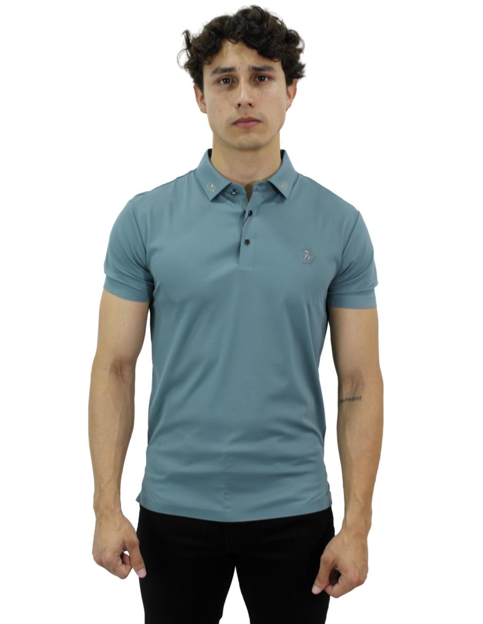 Playera Polo Para Caballero Marca Huggo Valentino HV-49