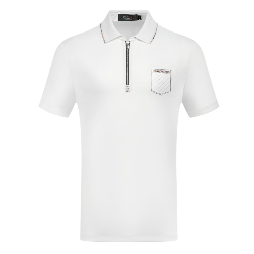 Playera Para Hombre Marca Pavini HV-52 White