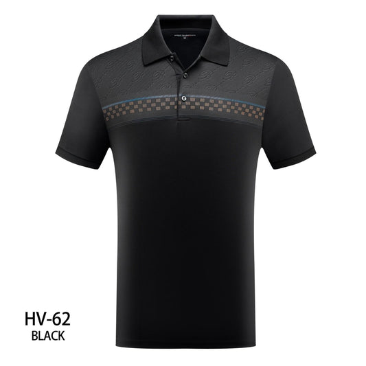 Playera Para Hombre Marca Huggo Valentino HV-62 Black