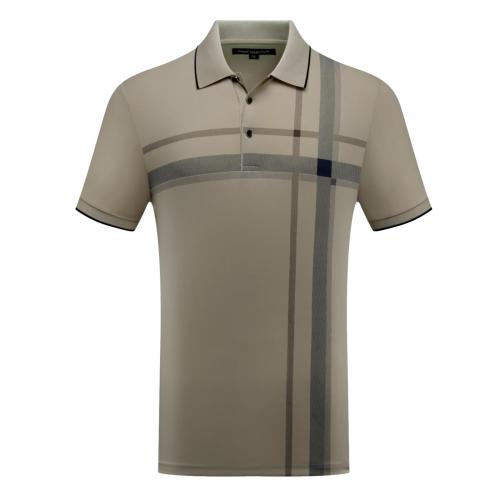 Playera Para Hombre Marca Huggo Valentino HV-66 Beige