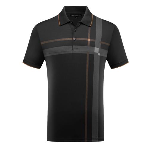 Playera Para Hombre Marca Huggo Valentino HV-66 Black