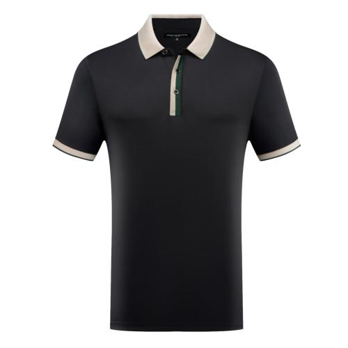 Playera Para Hombre Marca Huggo Valentino HV-69 Black