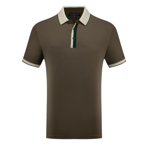 Playera Para Hombre Marca Huggo Valentino HV-69 Coffee