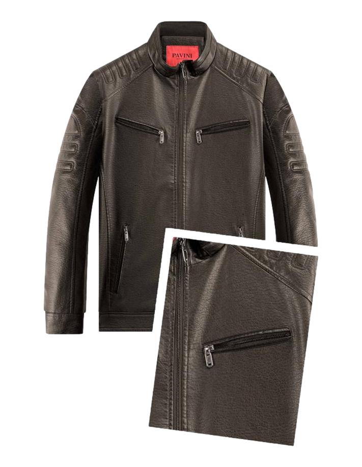 Chamarra Para Hombre Marca Pavini JK-126-BROWN