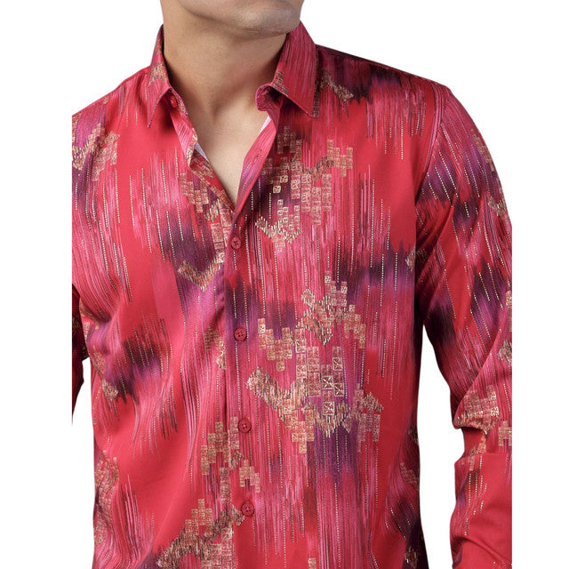 Camisa para Hombre marca Benziny LS5059-RED