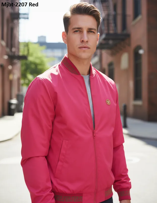 Chamarra Para Hombre Marca Moderno MJBT-2207 Red