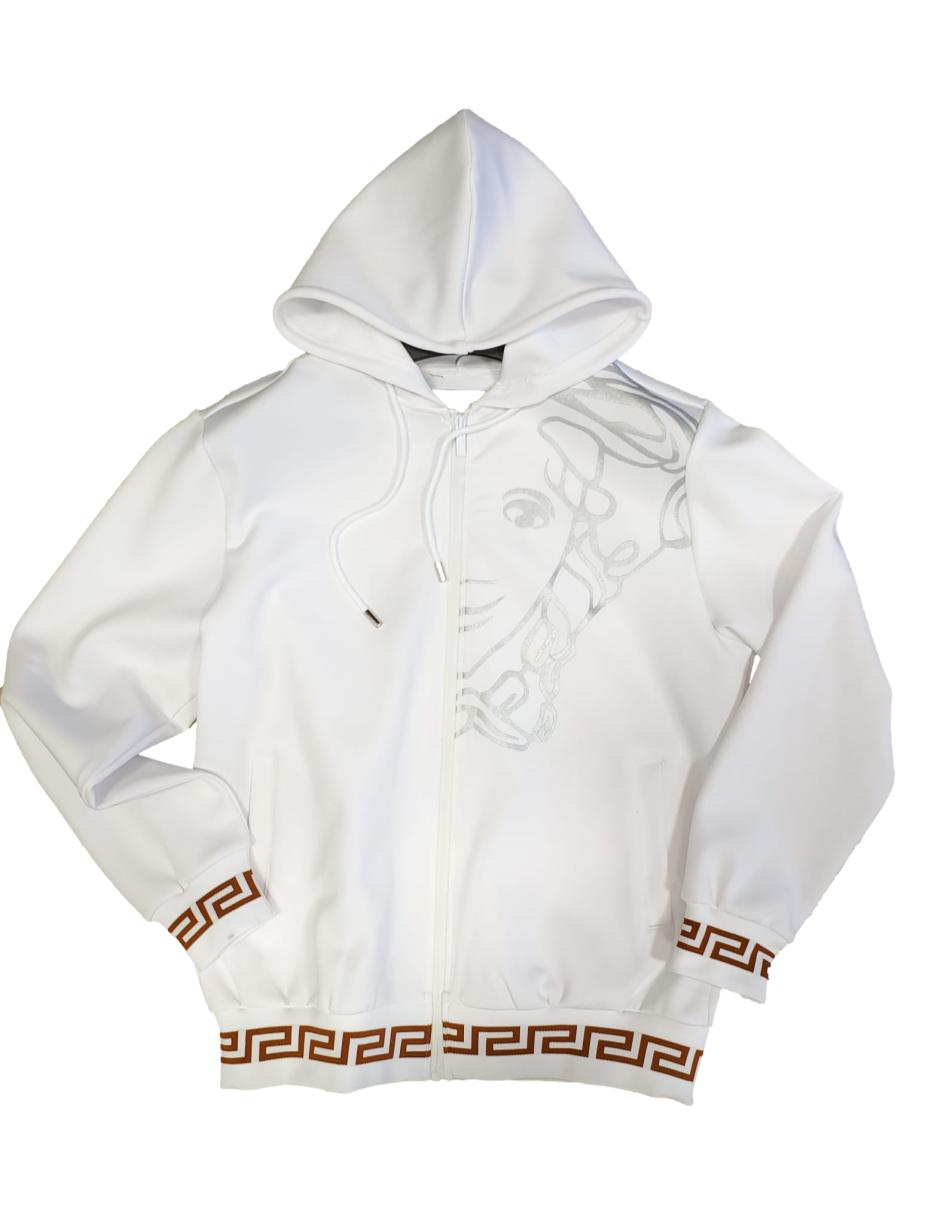 Sudadera Para Hombre Marca Moderno MJHD-2204 WHITE