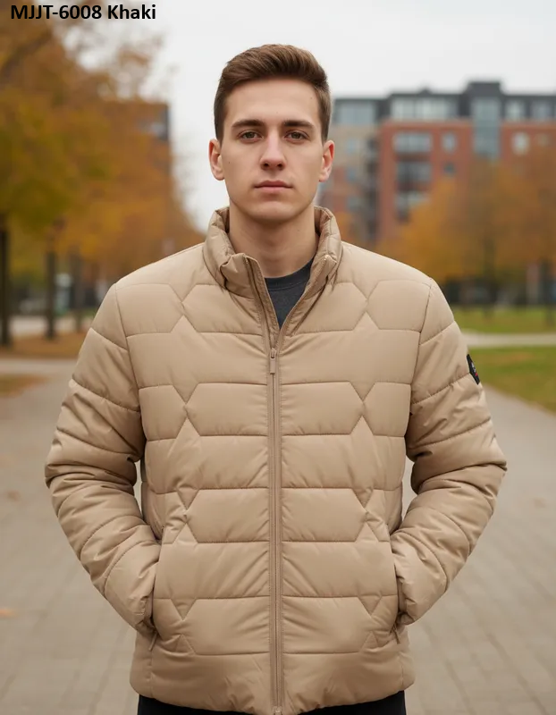 Chamarra Para Hombre Marca Moderno MJJT-6008 Khaki