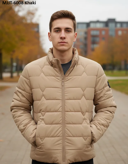 Chamarra Para Hombre Marca Moderno MJJT-6008 Khaki