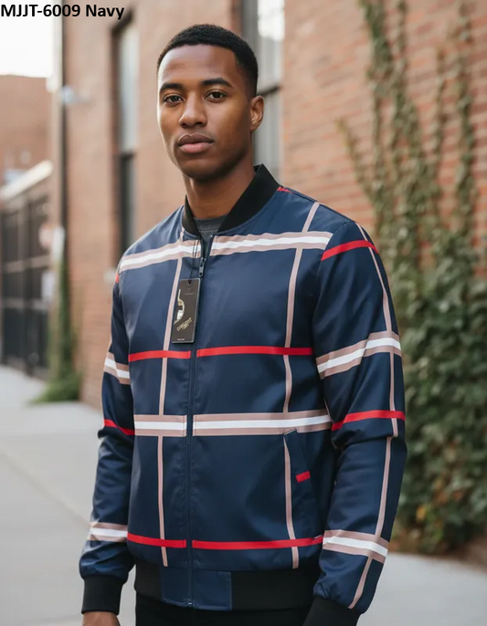 Chamarra Para Hombre Marca Moderno MJJT-6009 Navy