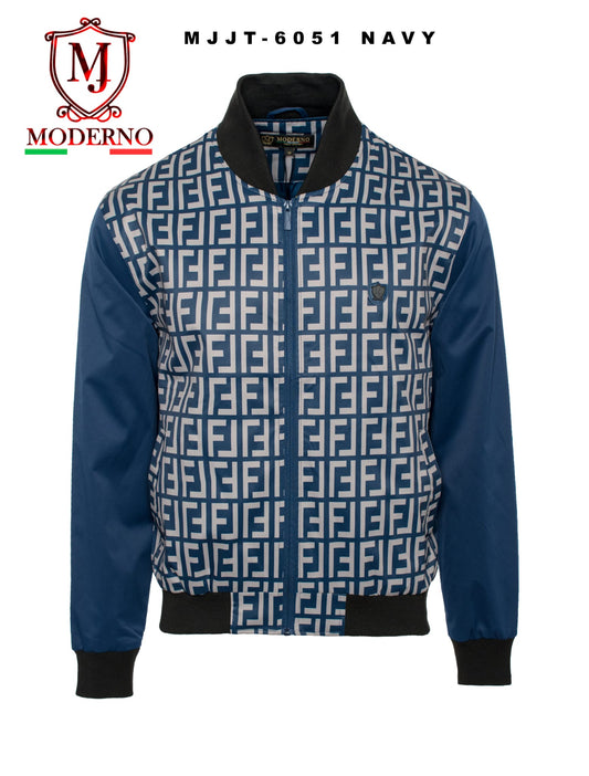 Chamarra Para Hombre Marca Moderno MJJT-6051 Navy