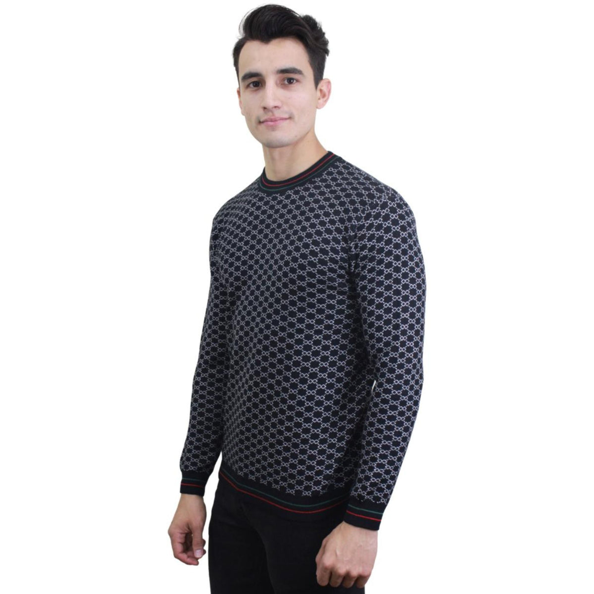 Sueter Modelo Sueter Moderno Unisex Modelo MJSW-2202-BLACK | CAZANOVA – Cazanovaonline
