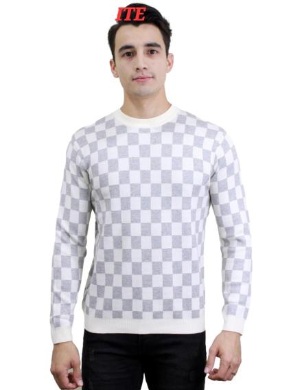 Sueter Para Hombre Marca Moderno MJSW-2203 Off White