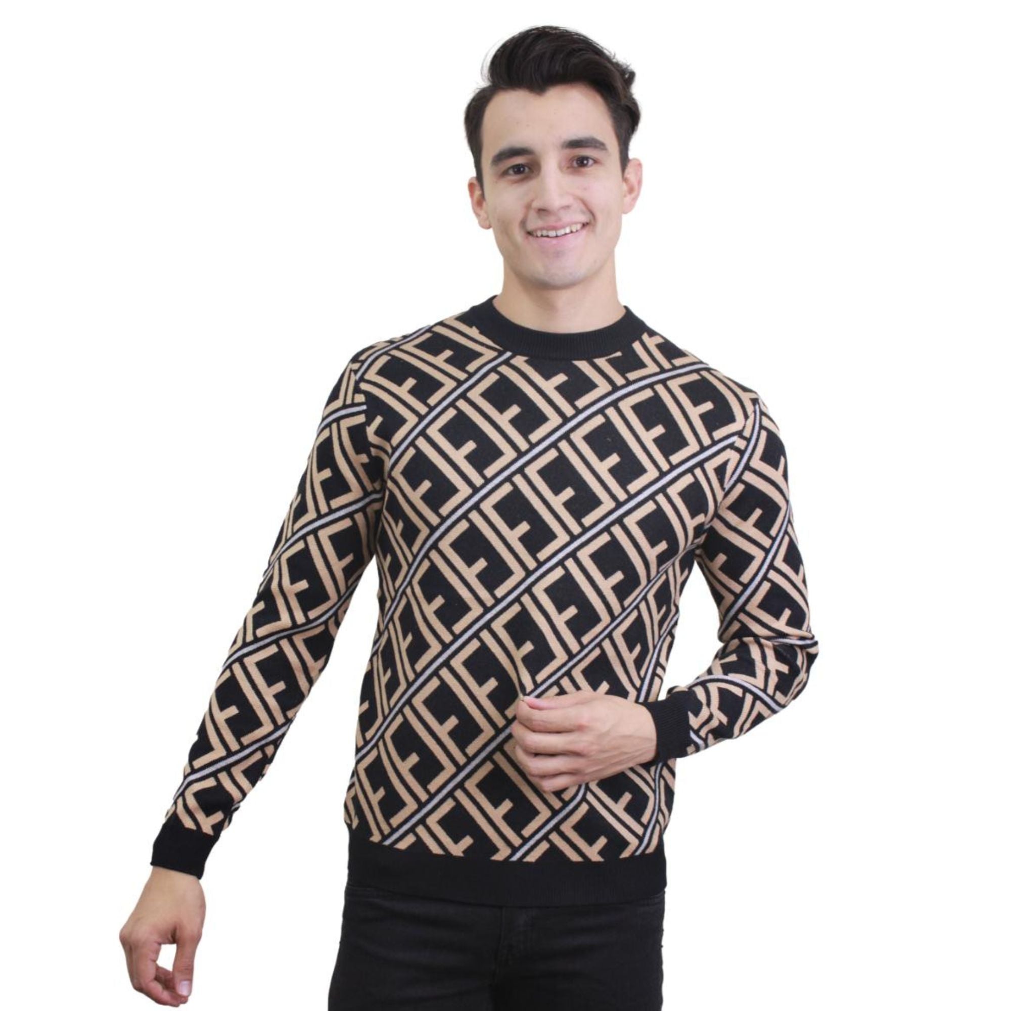 Sueter Moderno Unisex Modelo MJSW-2208 BEIGE
