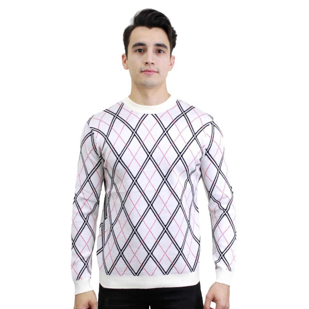 Sueter Modelo Sueter Moderno Unisex Modelo MJSW-2218-WHITE | CAZANOVA – Cazanovaonline