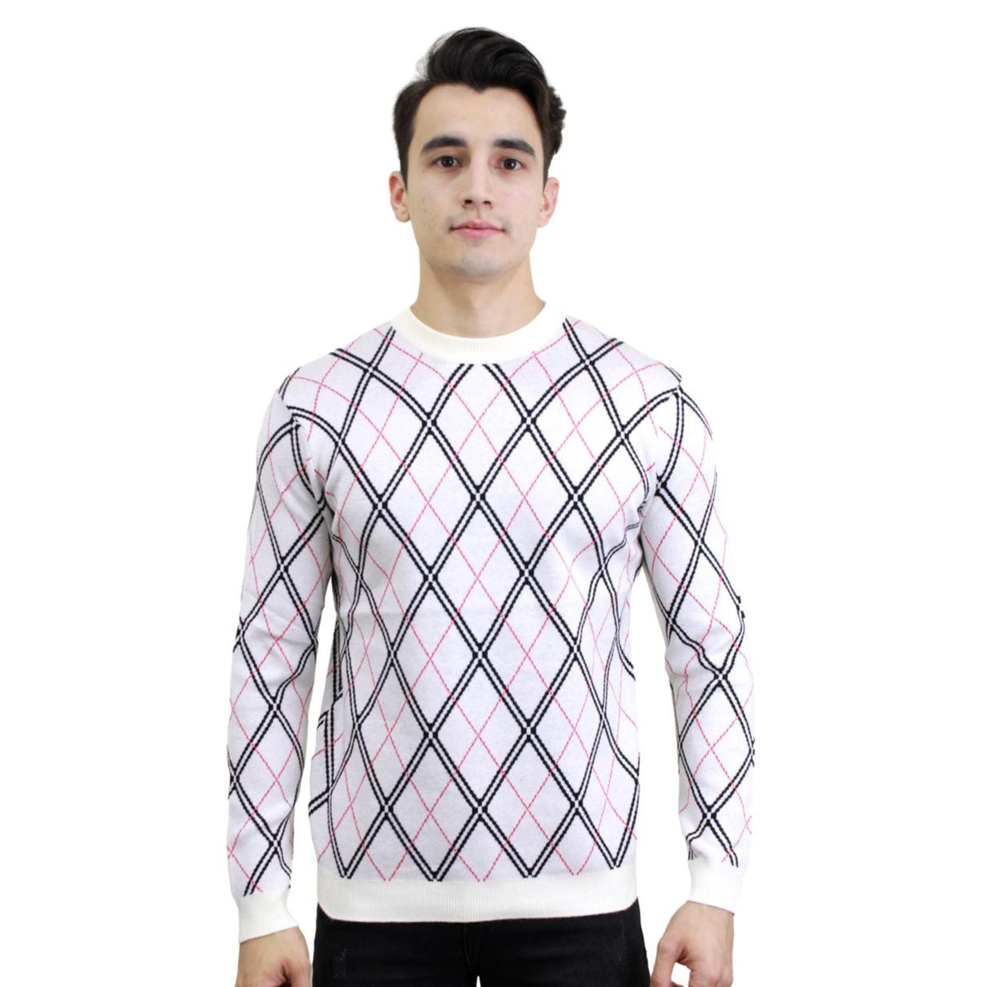 Sueter Moderno Unisex Modelo MJSW-2218 WHITE