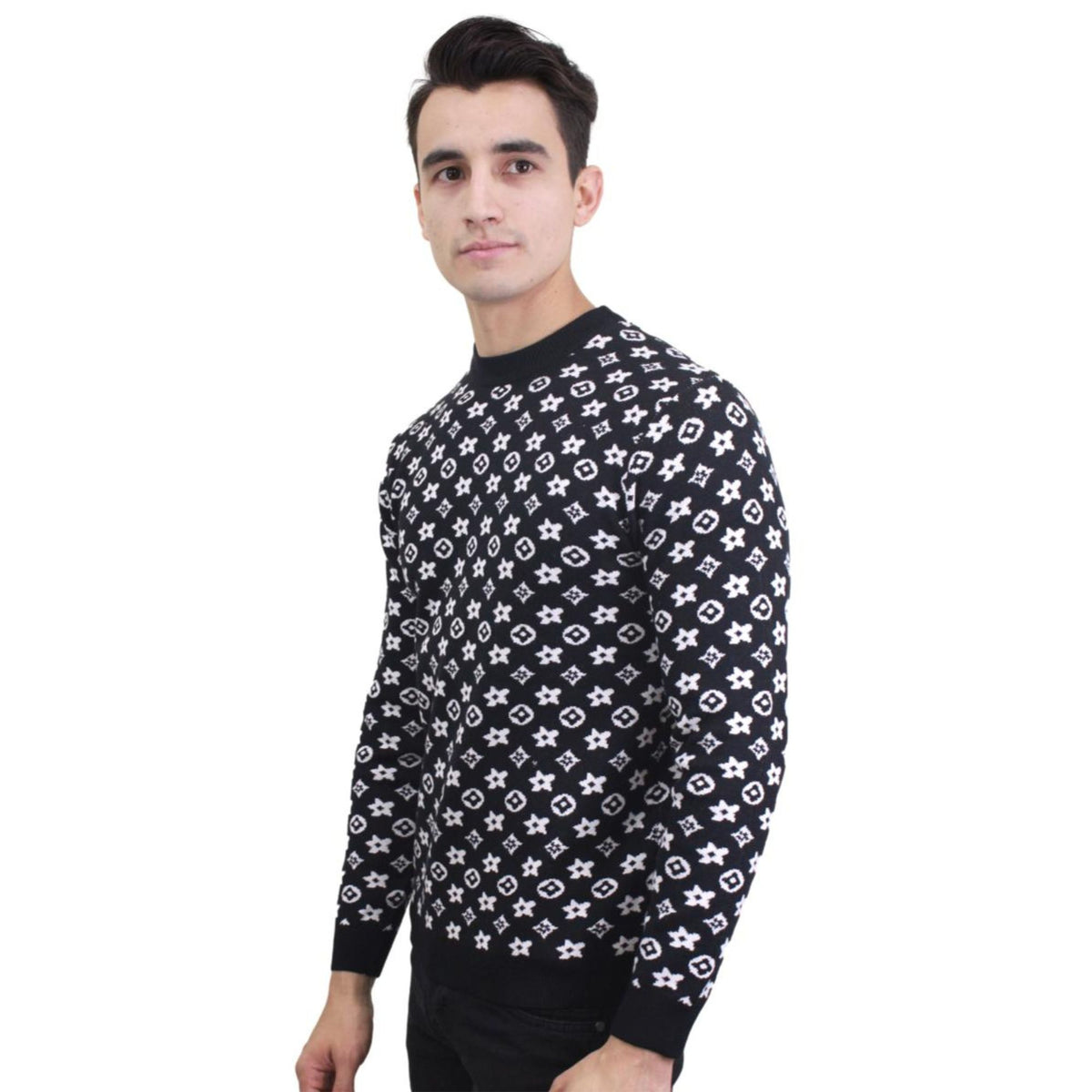 Sueter Modelo Sueter Moderno Unisex Modelo MJSW-2219-BLACK | CAZANOVA – Cazanovaonline