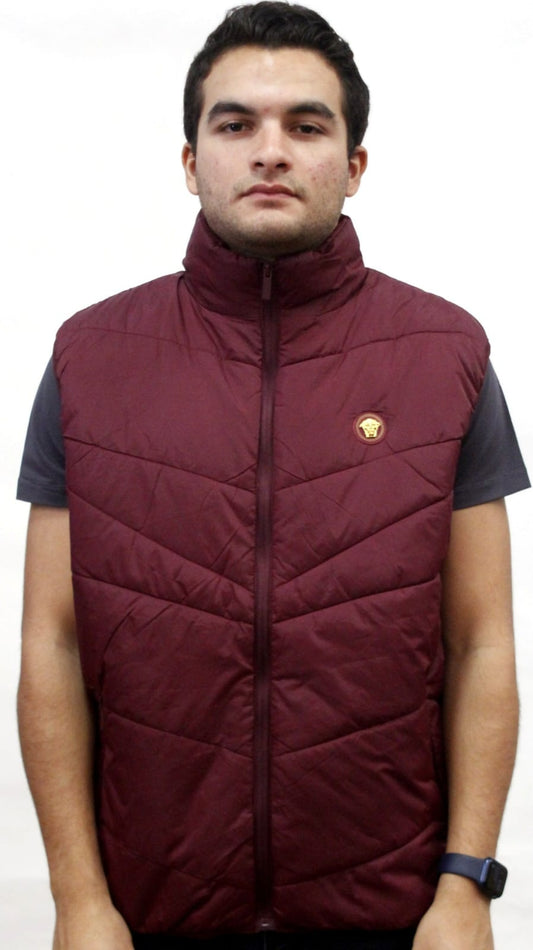 Chaleco Para Hombre Marca Moderno MJVT-7005 Burgundy