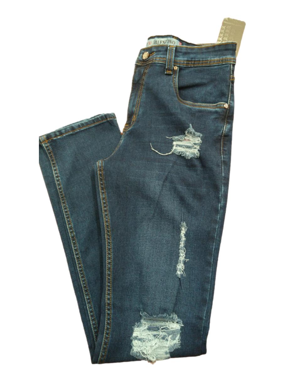 Pantalon Para Hombre Marca Huggo Valentino Corte 51 HVM 87 Azul