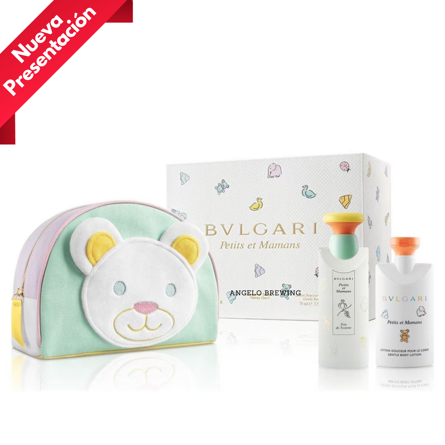 Set de Perfume BVLGARI Petits et Mamans 100ml EDT 3 pzas