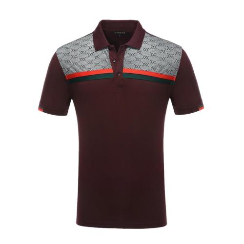 Playera Para Hombre Marca Pavini P-1945 Burgundy