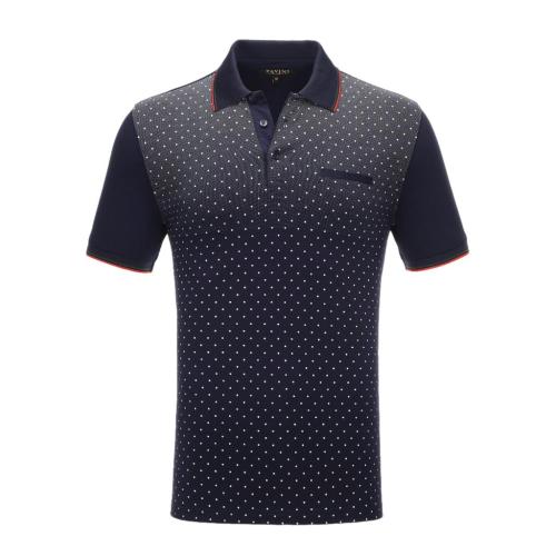 Playera Para Hombre Marca Pavini P-1975 Navy