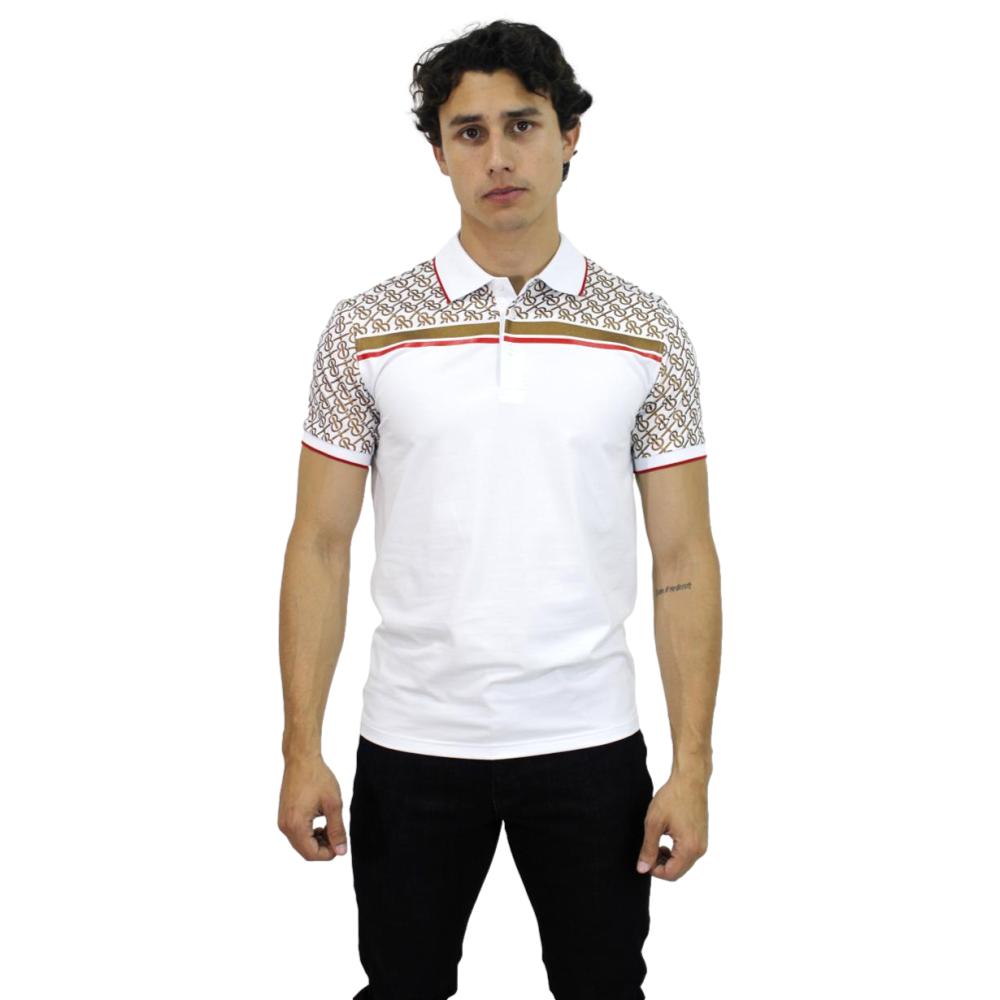 Playera para Hombre Marca PAVINI P-2082-WHITE