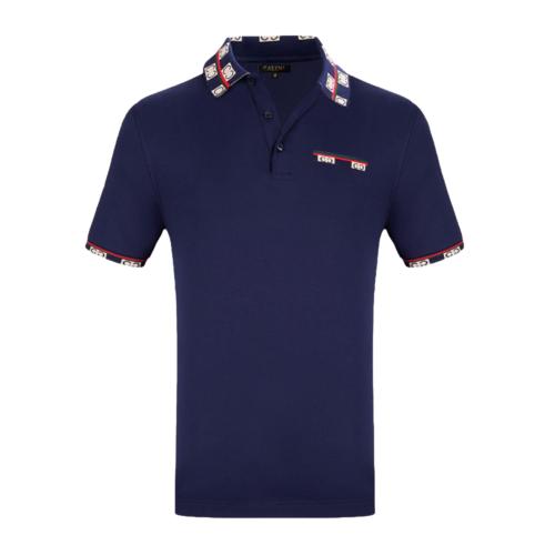 Playera Para Hombre Marca Pavini P-2184 Navy