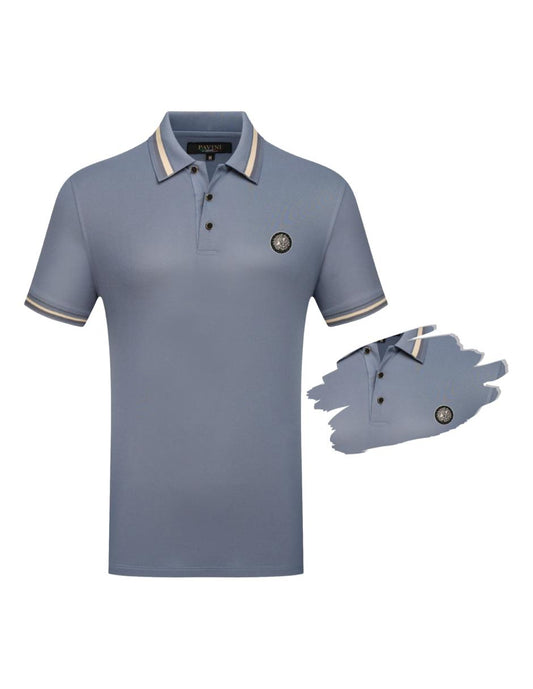 Playera Para Hombre Marca Pavini P-2202 Blue