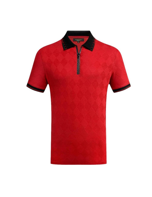 Playera Para Hombre Marca Pavini P-3018-RED