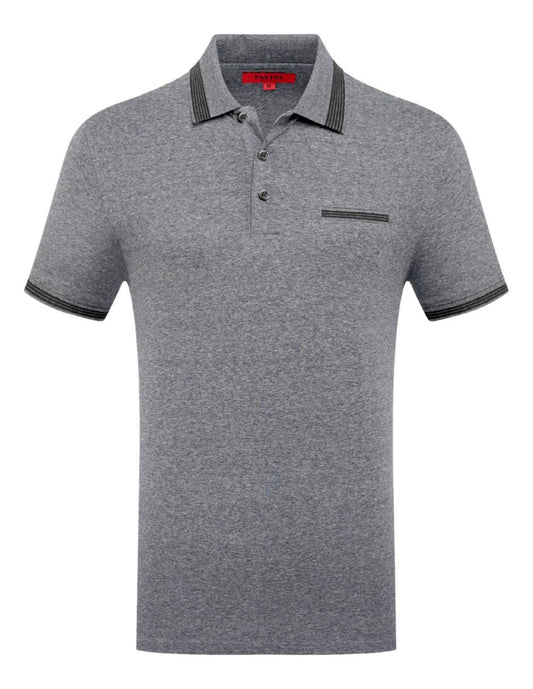 Playera Para Hombre Marca Pavini P-3041 Navy