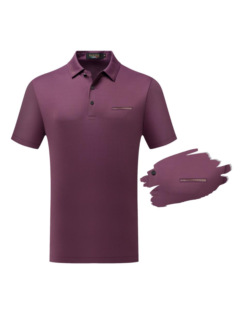 Playera Para Hombre Marca Pavini P-3061 Purple