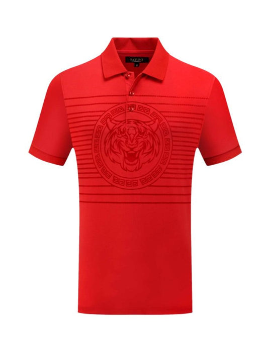 Playera Para Hombre Marca Pavini P-3064-RED