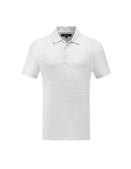 Playera Para Hombre Marca Pavini P-3064-WHITE