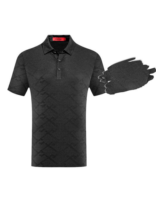 Playera Pavini Para Hombre Marca Pavini P-3075-BLACK