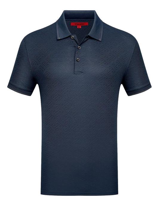 Playera Para Hombre Marca Pavini P-3085 Navy