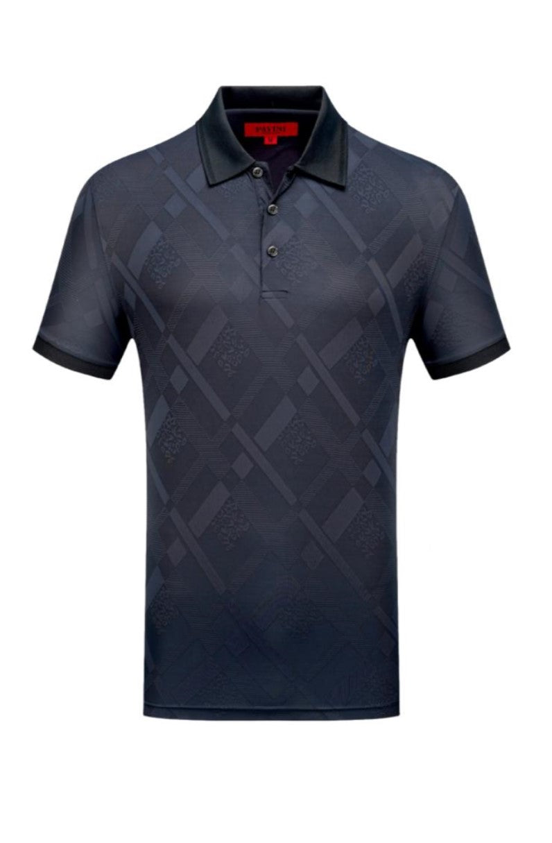 Playera Para Hombre Marca Pavini P-3088 Navy